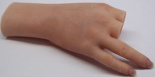 Prótesis mano parcial anaplastología * Prothesis ART LAB