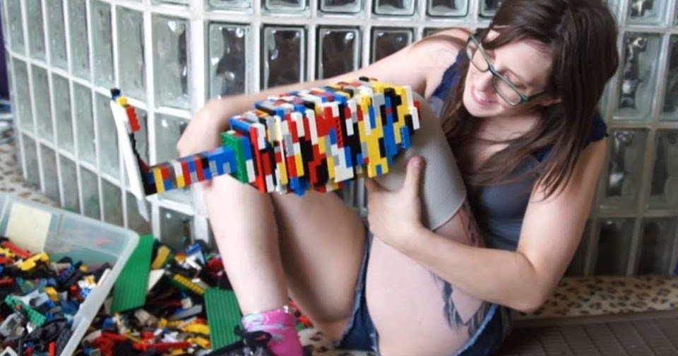 Prótesis para pierna con fichas de lego
