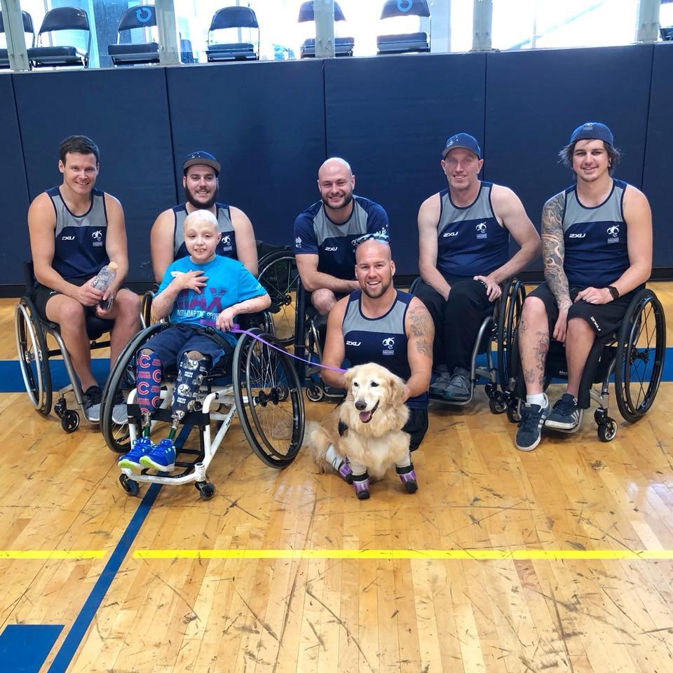 Equipo Rugby En Silla De Ruedas De Australia Equipo Rugby en silla de ruedas de Australia