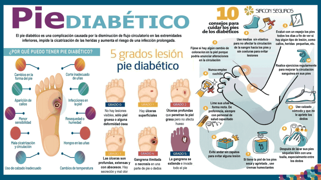 Recomendaciones cuando tienes pie diabeto * ART LAB
