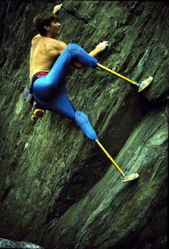 Hugh Herr American rock climber