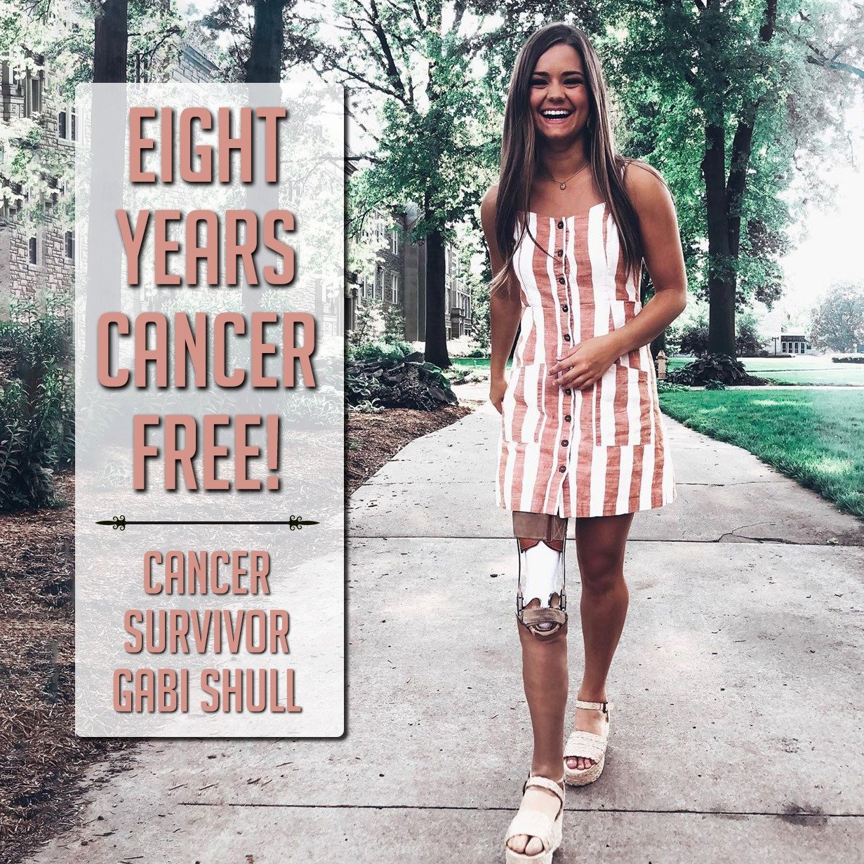 Gabi Shull was diagnosed with osteosarcoma when she was just 9 years old. She lost her lower leg above the knee, but not her will to continue to pursue her passion: Dancing is everything to Gaby.