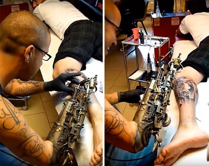 JC Sheitan: First prosthetic tattoo gun arm and Guinness World Records Europe.